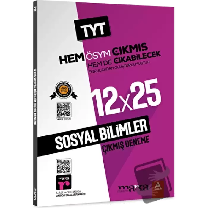 2025 TYT Sosyal Bilimler ÖSYM Çıkmış ve Çıkabilecek Sorulardan Oluşturulmuş 12 Deneme Sınavı Tamamı Video Çözümlü