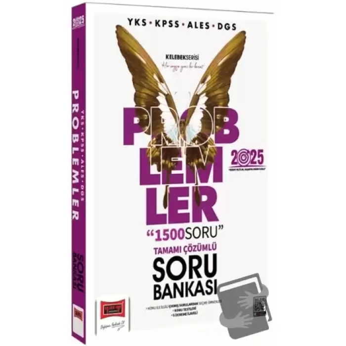 2025 YKS KPSS ALES DGS Kelebek Serisi Tamamı Çözümlü Problemler Soru Bankası