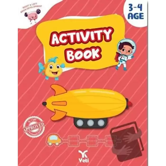 3-4 Age Activity Book