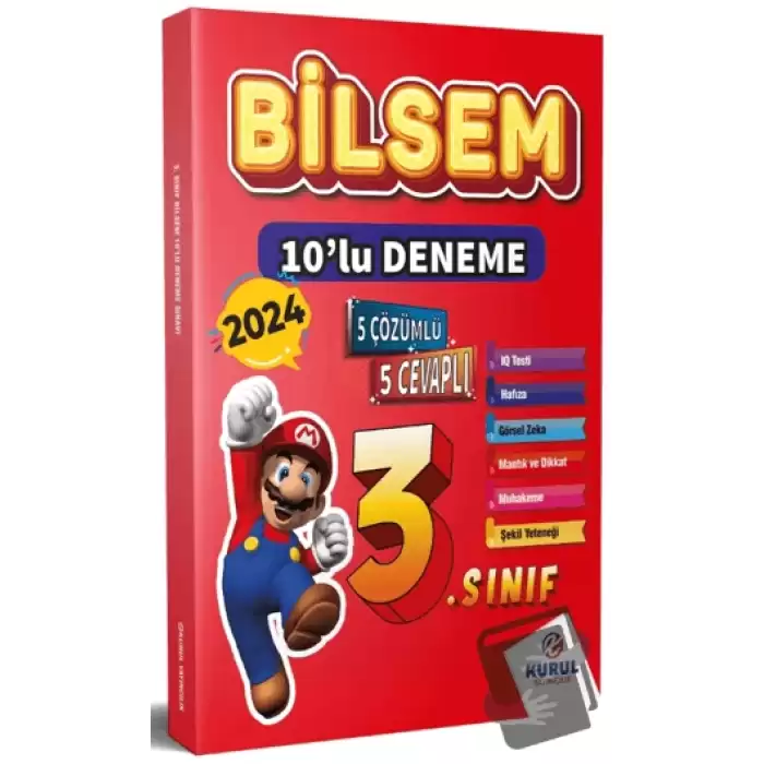 3. Sınıf Bilsem 10’lu Deneme Seti