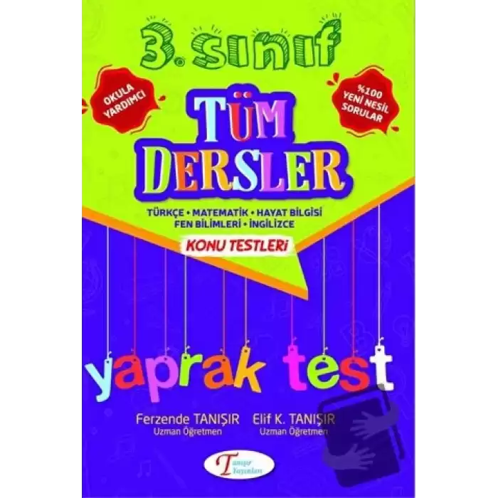 3. Sınıf Tüm Dersler Konu Testleri Test