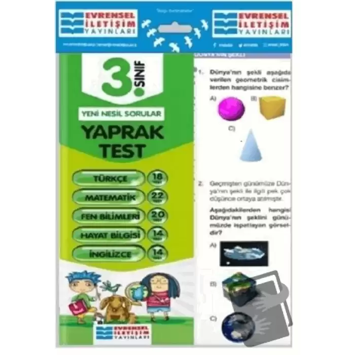 3. Sınıf Tüm Dersler Yaprak Test