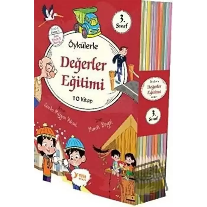 3. Sınıflar İçin Öykülerle Değerler Eğitimi 10 Kitap