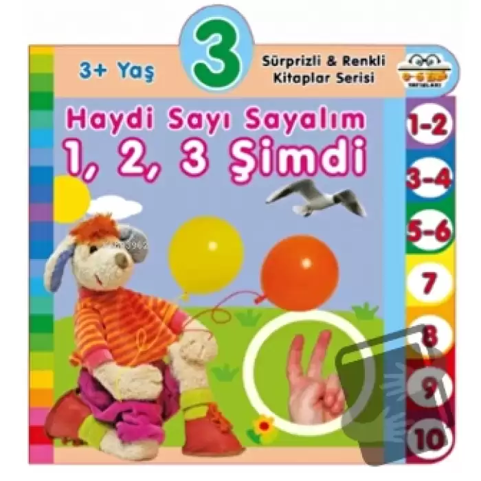 3+ Yaş Haydi Sayı Sayalım 1,2,3 Şimdi (Ciltli)