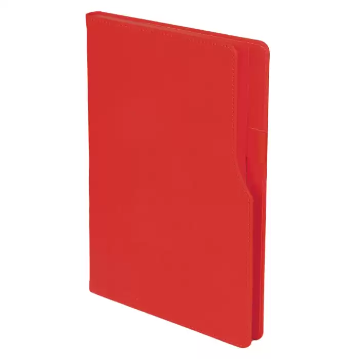 303004 BAHÇELİEVLER KIRMIZI TARİHSİZ DEFTER (14,5X21 CM)