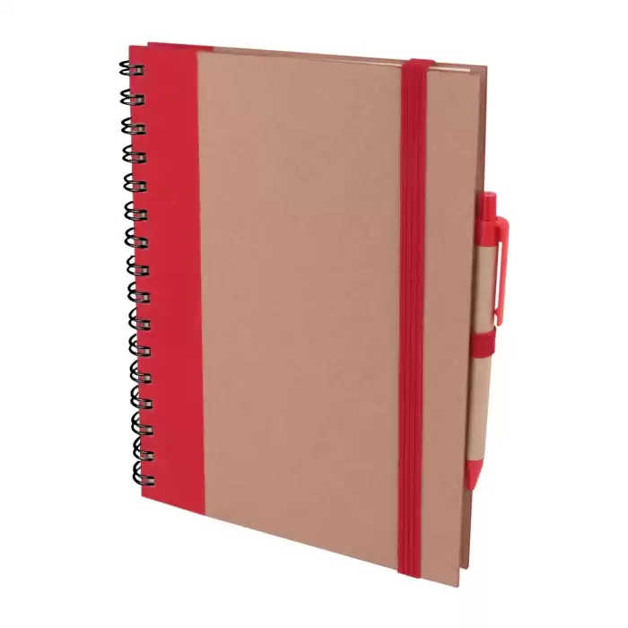 306304 PURSAKLAR KIRMIZI TARİHSİZ DEFTER (15X21 CM)