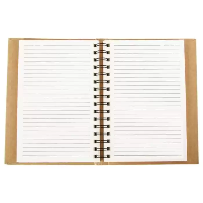 306518 BASINEVLERİ KRAFT TARİHSİZ DEFTER (15X21 CM)