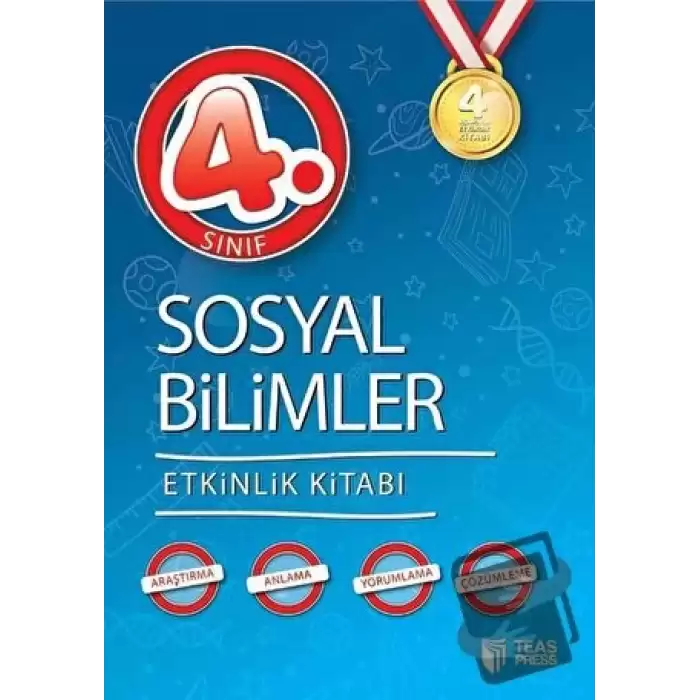 4 Aşamada Etkinlik Kitabı - 4. Sınıf Sosyal Bilimler Etkinlik Kitabı