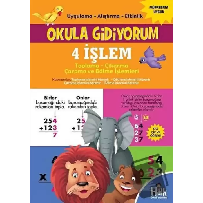 4 İşlem - Okula Gidiyorum