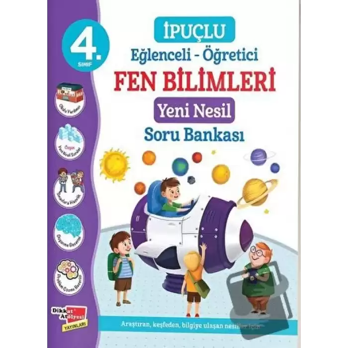 4. Sınıf Eğlenceli - Öğretici İpuçlu Fen Bilimleri Yeni Nesil Soru Bankası