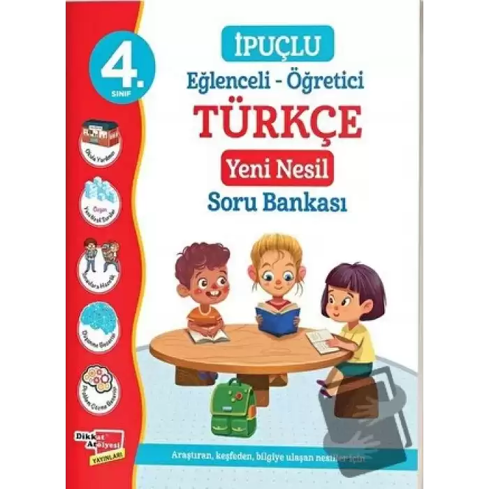 4. Sınıf Eğlenceli - Öğretici İpuçlu Türkçe Yeni Nesil Soru Bankası