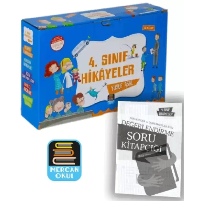 4. Sınıf Hikayeler Okuma Seti - 10 Kitap Soru Kitapçığı İlaveli