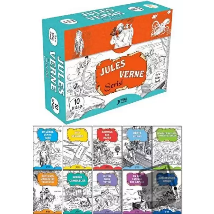 4. Sınıf Jules Verne Serisi (10 Kitaplık Set)