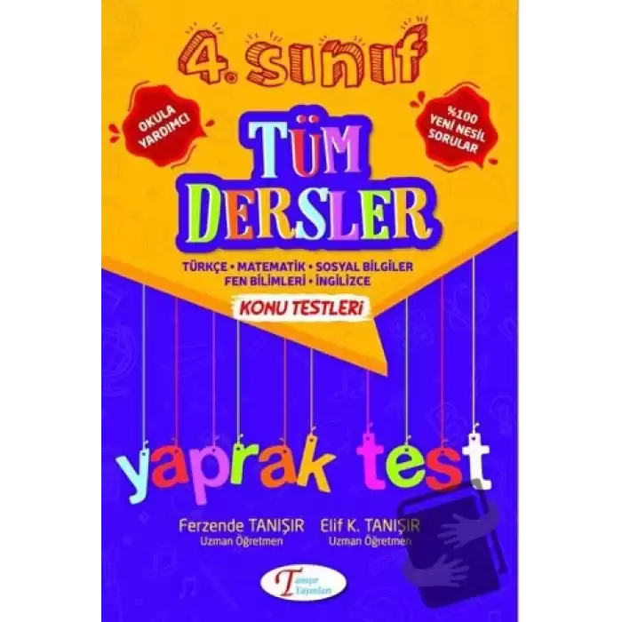 4. Sınıf Tüm Dersler Konu Testleri Test