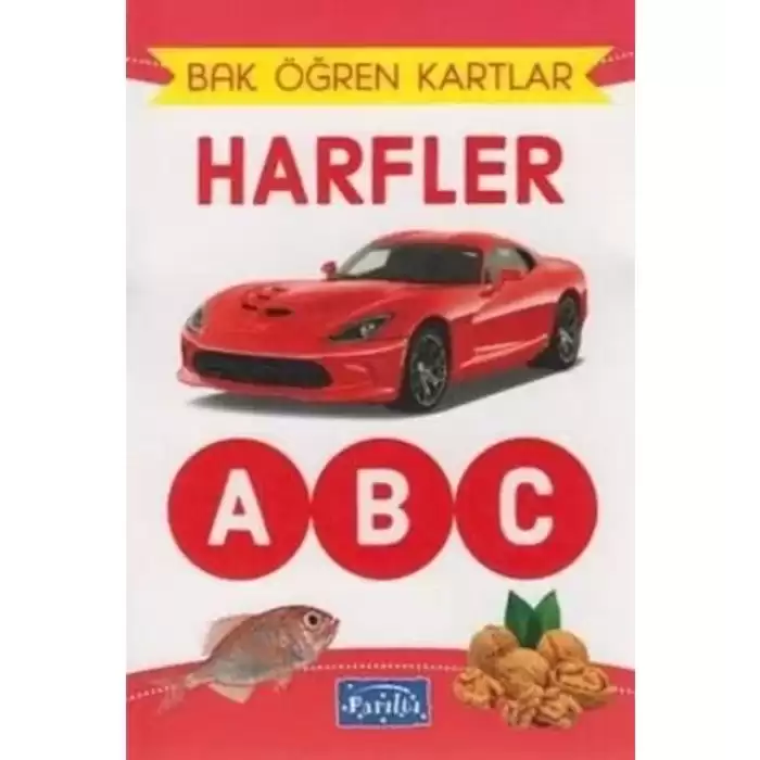 4E Bak Öğren Kartları Harfler