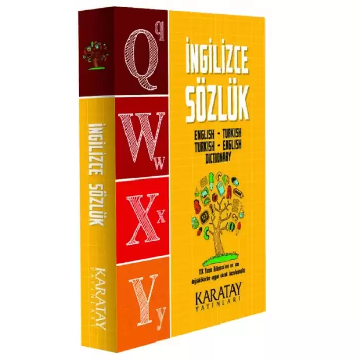 4E Sözlük İngilizce Büyük Karton Kapak Karatay Yayınevi