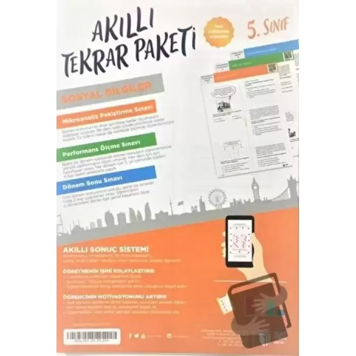 5. Sınıf Sosyal Bilgiler Akıllı Tekrar Paketleri