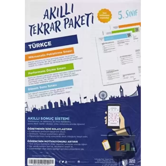 5. Sınıf Türkçe Akıllı Tekrar Paketi