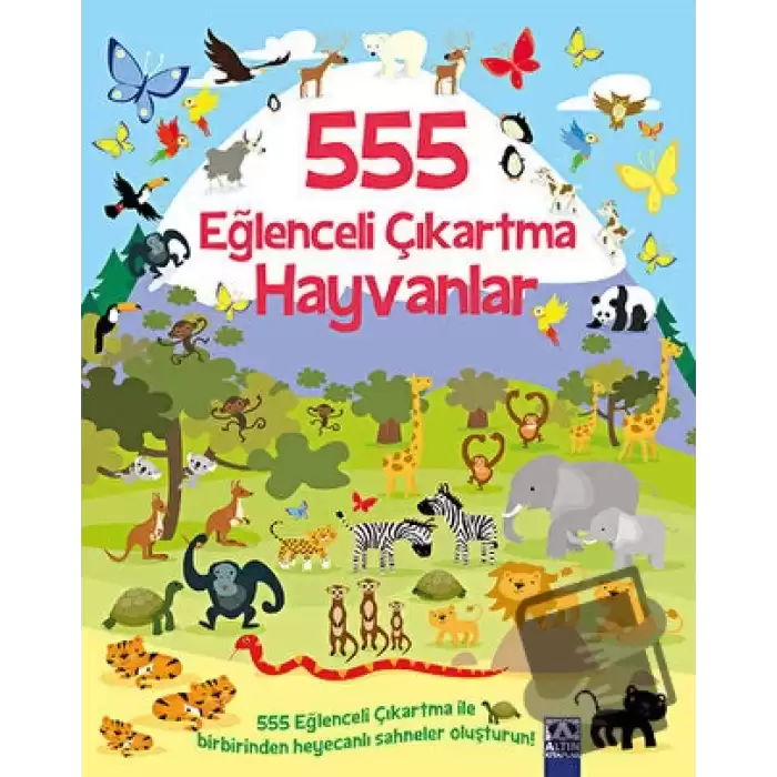 555 Eğlenceli Çıkartma - Hayvanlar