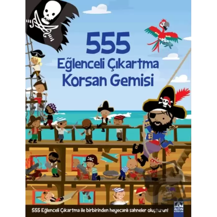 555 Eğlenceli Çıkartma Korsan Gemisi