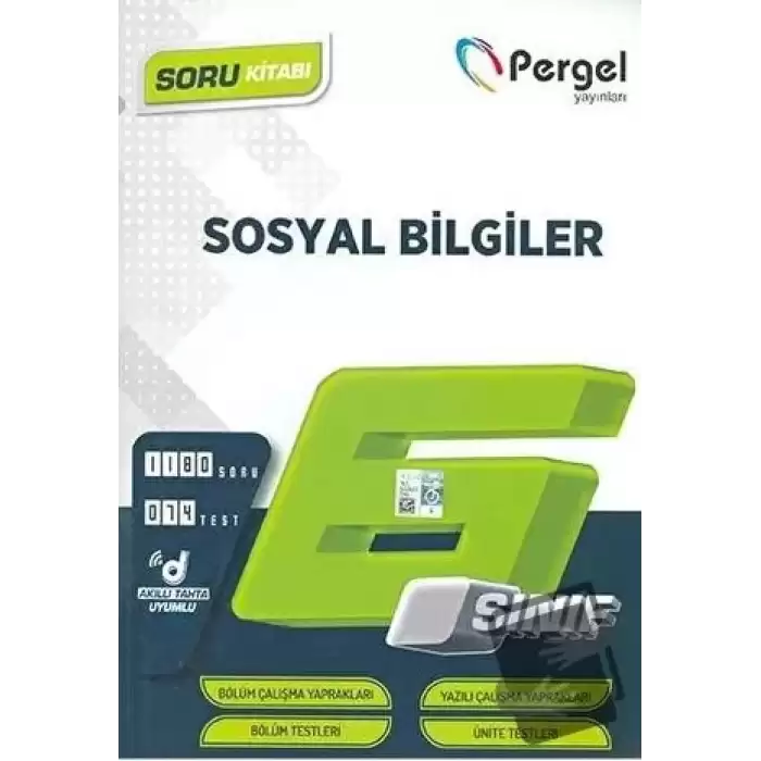 6. Sınıf 2022 Sosyal Bilgiler Soru Bankası Kitap