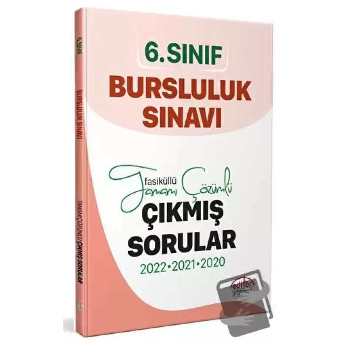 6. Sınıf Bursluluk Çıkmış Sorular ve Çözümleri