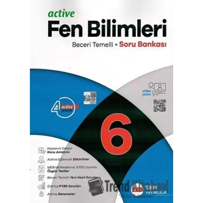 6. Sınıf Fen Bilimleri Active Soru Bankası