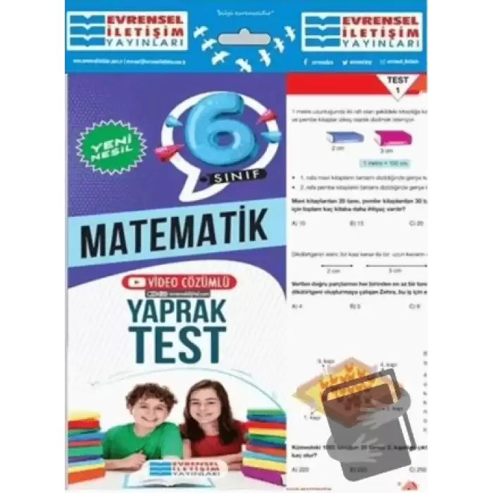 6. Sınıf Matematik Yeni Nesil Video Çözümlü Yaprak Test