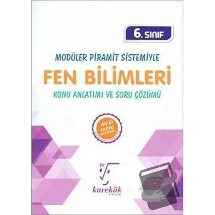 6. Sınıf Modüler Piramit Sistemiyle Fen Bilimleri Konu Anlatımı ve Soru Çözümü