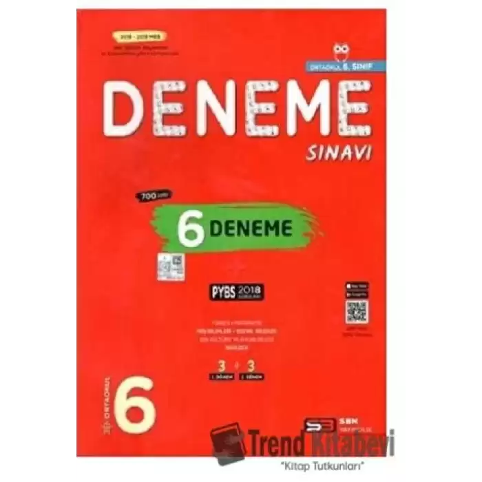 6. Sınıf PYBS 6 Deneme Sınavı