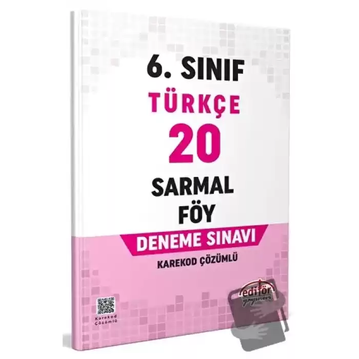 6. Sınıf Türkçe 20 Sarmal Föy Deneme Sınavı