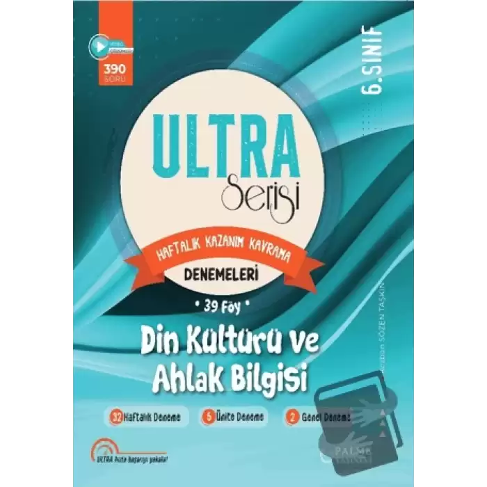 6. Sınıf Ultra Serisi Din Kültürü ve Ahlak Bilgisi Denemeleri 39 Föy