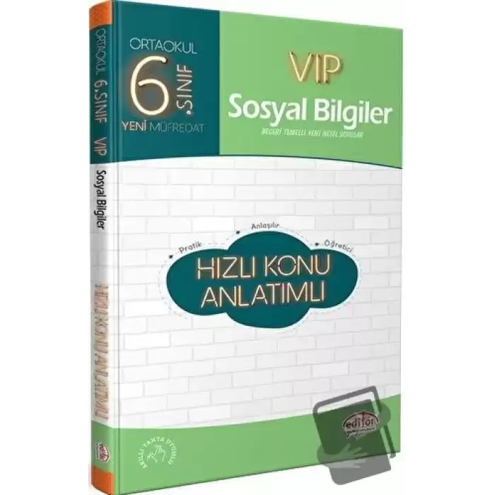 6. Sınıf VIP Sosyal Bilgiler Hızlı Konu Anlatımlı