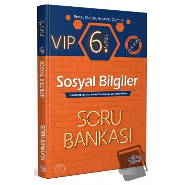 6. Sınıf VIP Sosyal Bilgiler Soru Bankası