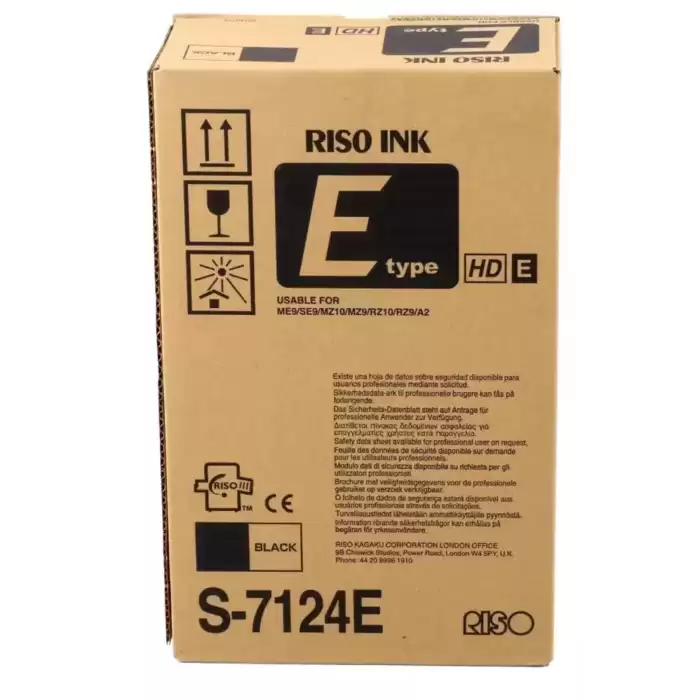 Riso S-8134- 6870 -7124 Rz 970-6870 Sf-9390 Orjinal Mürekkep E Type Hd Z Type