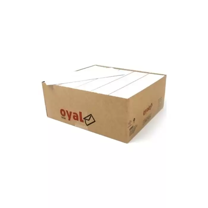 Oyal Diplomat Zarf Extra Beyaz Silikonlu 10.5X24 90 Gr 30004107 - 500lü Kutu