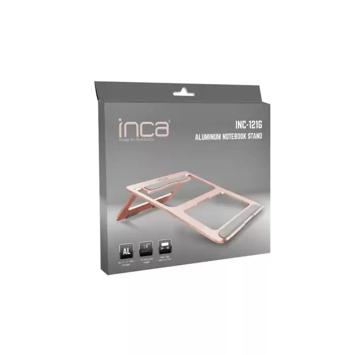 Inc 121G Alimünyum Gold Rengi Notebook Standı / Inca