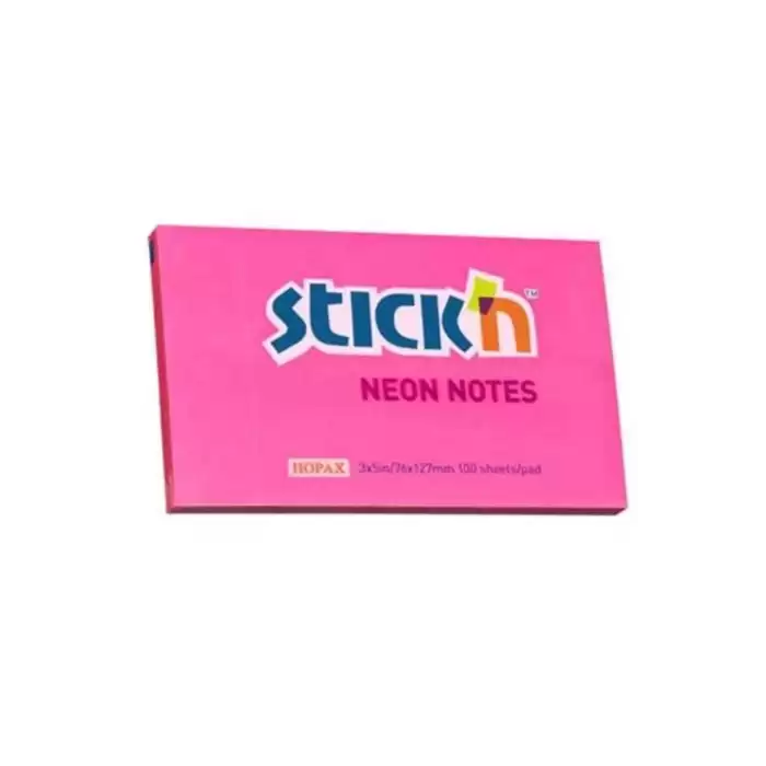 Stıckn Yapışkanlı Not Kağıdı 76X127 Neon  He21169   12li Paket