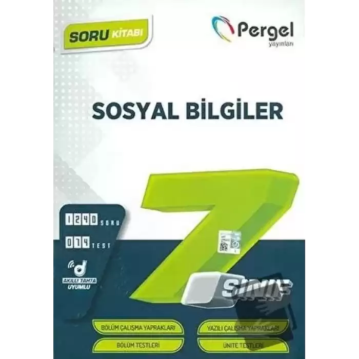 7. Sınıf 2022 Sosyal Bilgiler Soru Bankası Kitap