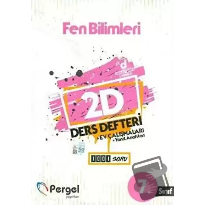 7. Sınıf Fen Bilimleri 2D Ders Defteri