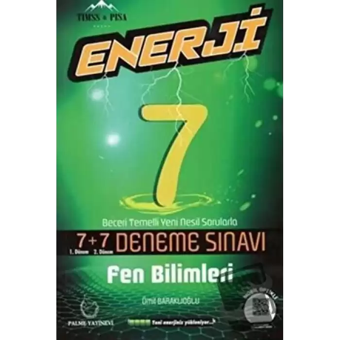 7. Sınıf Fen Bilimleri Enerji 7+7 Deneme Sınavı