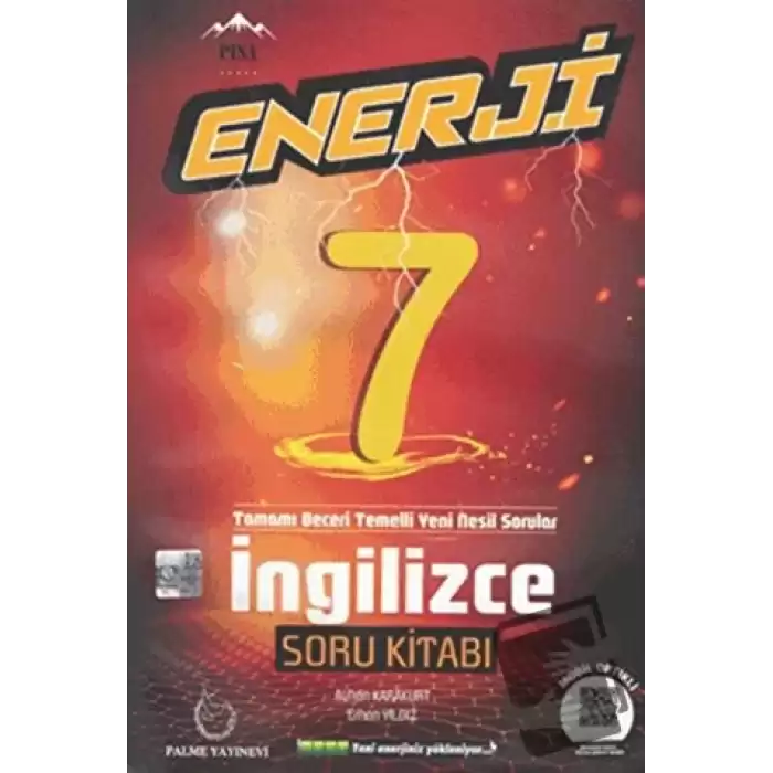 7. Sınıf İngilizce Enerji Soru Kitabı