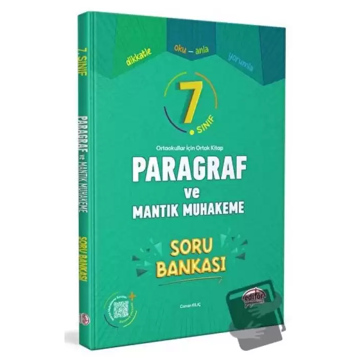 7. Sınıf Paragraf ve Mantık Muhakeme Soru Bankası