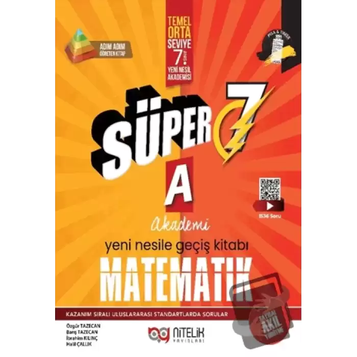 7. Sınıf Süper Matematik Soru Kitabı (A)