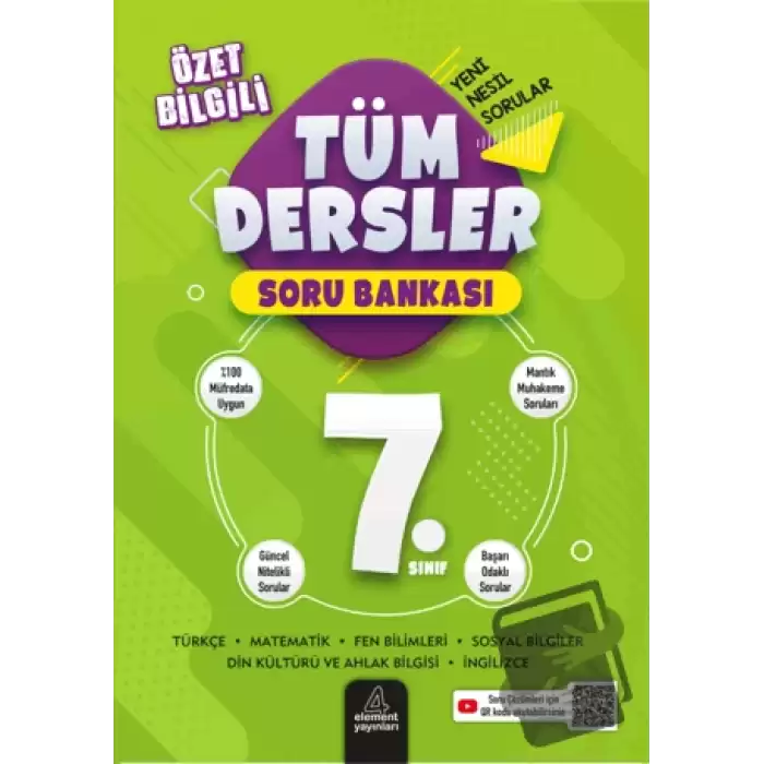 7. Sınıf Tüm Dersler Soru Bankası