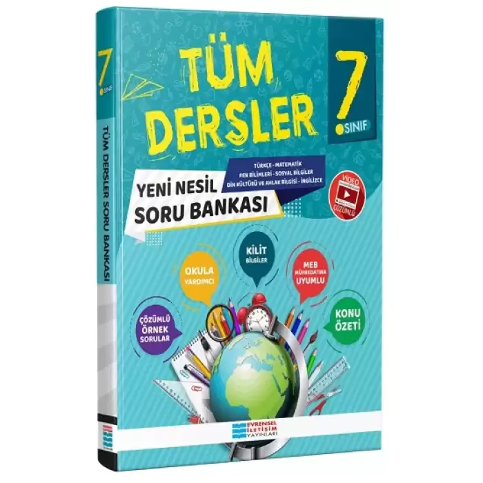 7. Sınıf Tüm Dersler Video Çözümlü Soru Bankası