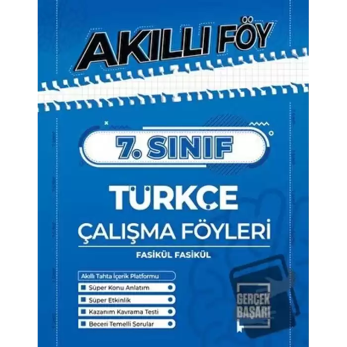 7. Sınıf Türkçe Akıllı Föy