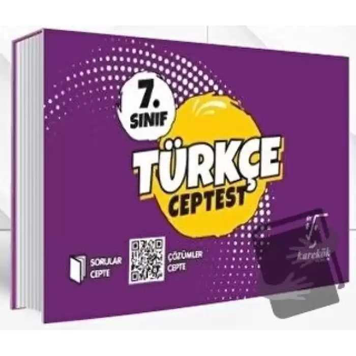 7. Sınıf Türkçe Cep Test