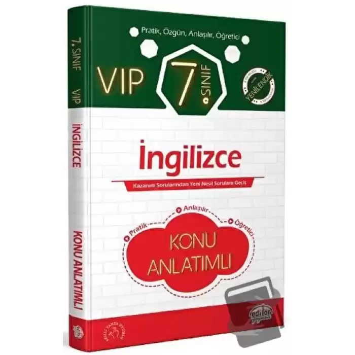 7. Sınıf VIP İngilizce Konu Anlatımlı