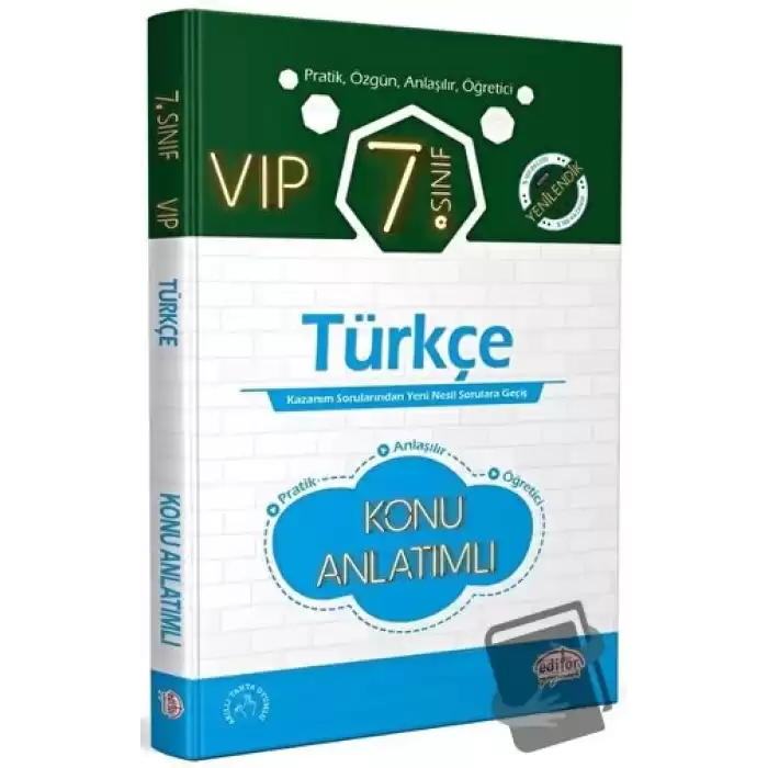 7. Sınıf VIP Türkçe Hızlı Konu Anlatımlı